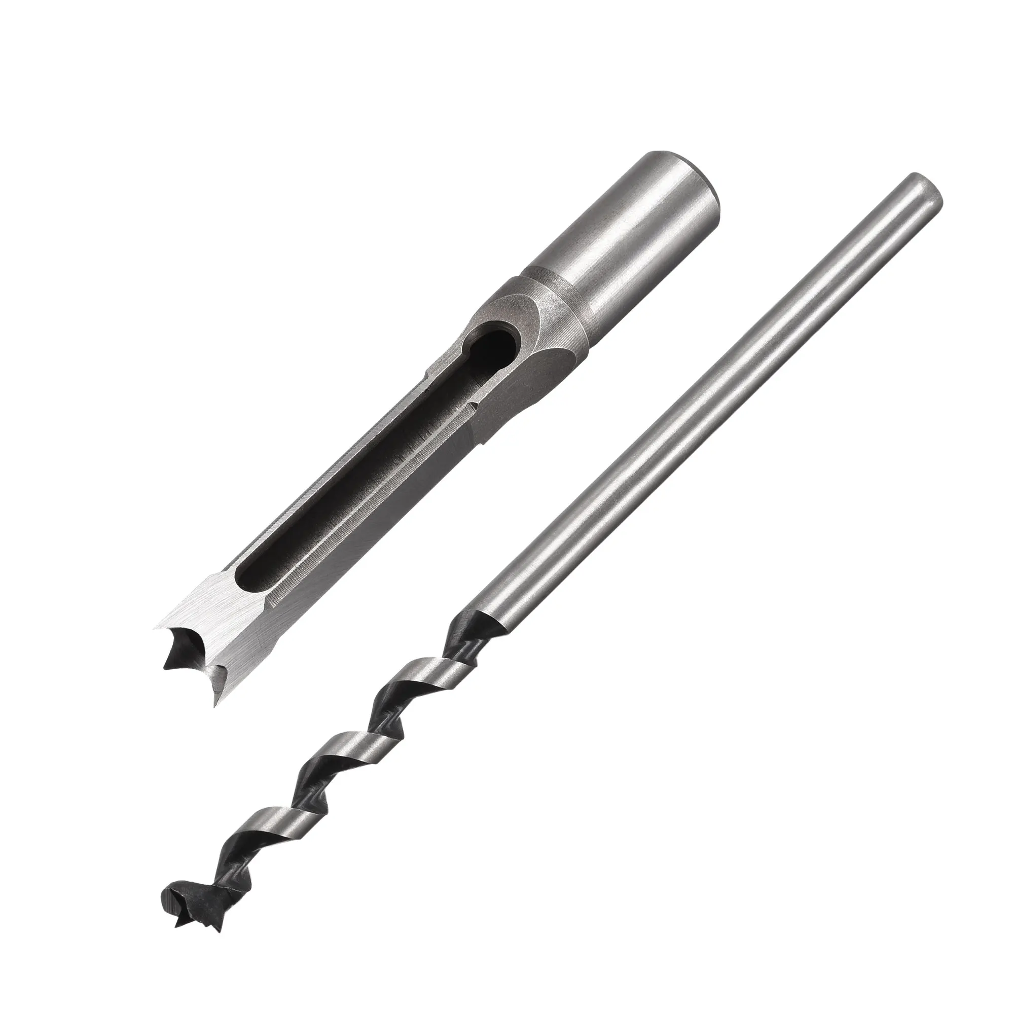 

Uxcell Square Hole Drill Bits for Wood 12.5mm x 210mm Mortising Chisel Bit Cutter Tool