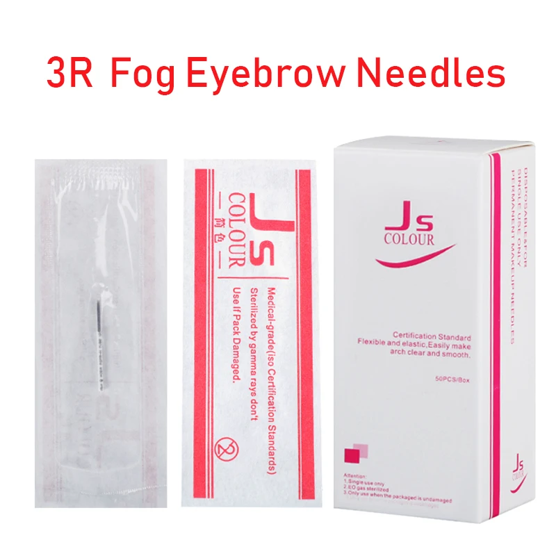 50 шт. 3R иглы для ручной ручки полуперманентный макияж ручная ручка тумана игла