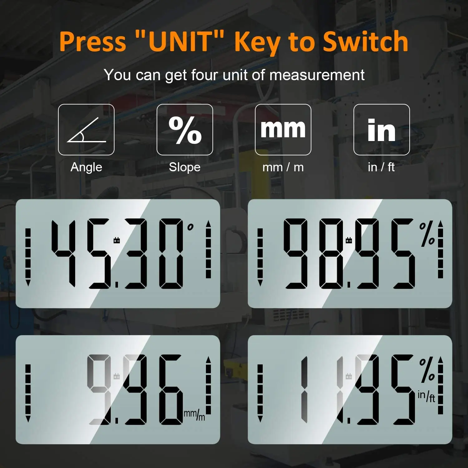 GOXAWEE Электрический цифровой транспортир угловая линейка Инклинометр
