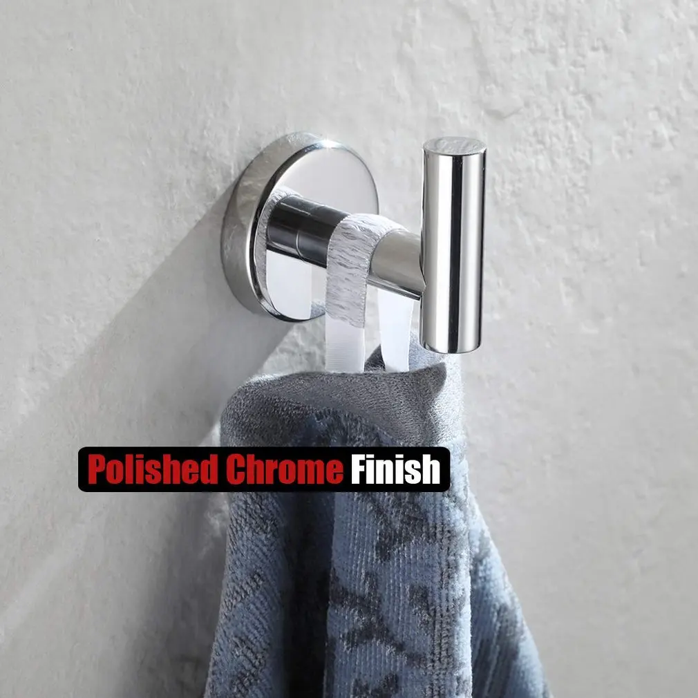 

2pcs 304 Stainless Steel Round Seat Coat Hooks Wall Hanging Hooks Coat Racks Bathroom Kitchen Garage Wall Mounted