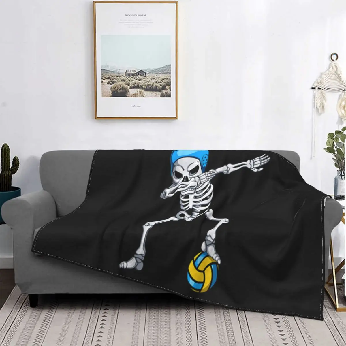 

Manta divertida con estampado de Halloween, colcha con estampado de cuadros para cama, sofá y cama, con capucha, a cuadros