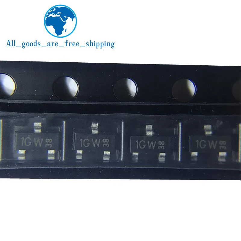 100 шт. BC847C SOT23 BC847 847C SOT SMD SOT-23 1G транзистор