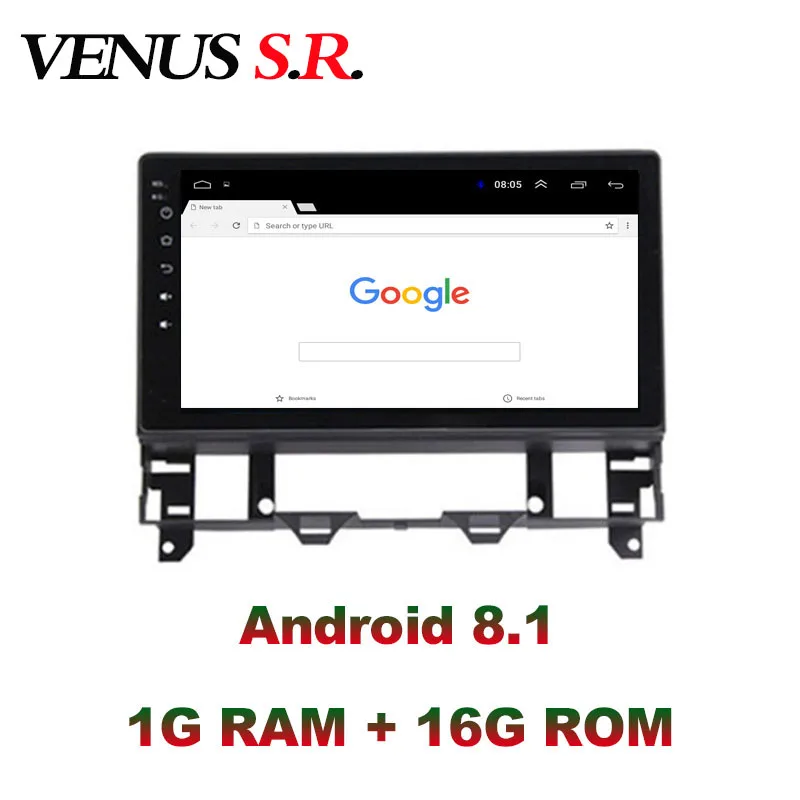 Автомобильный DVD-плеер VenusSR Android 8 1 GPS-навигация мультимедийный плеер для Mazda 6