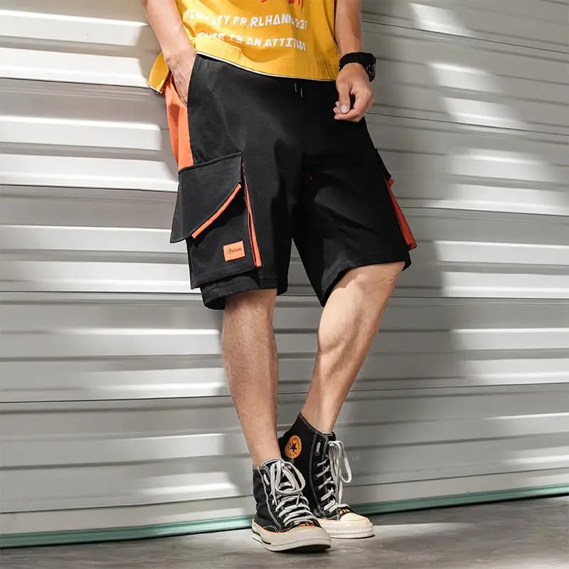 

Leisure Mens Bermuda Short Pants New Design Multi Pocket Cargo Shorts Male Loose 2020 Summer Fashionable Homme Short Pants