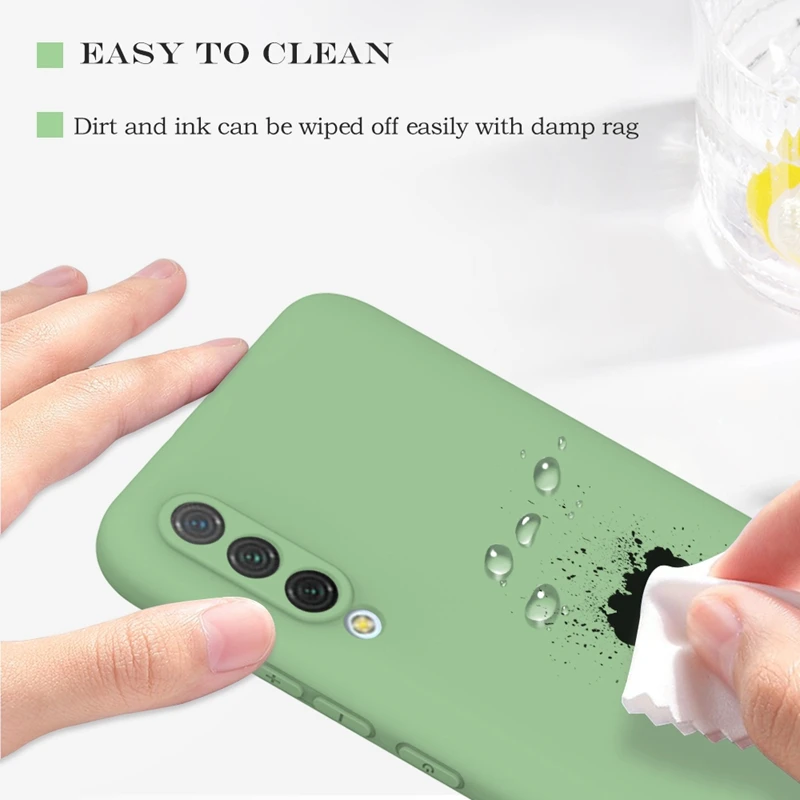 Мягкий силиконовый чехол для телефона Xiaomi Mi CC9E Etui A3 однотонный ТПУ задней панели |