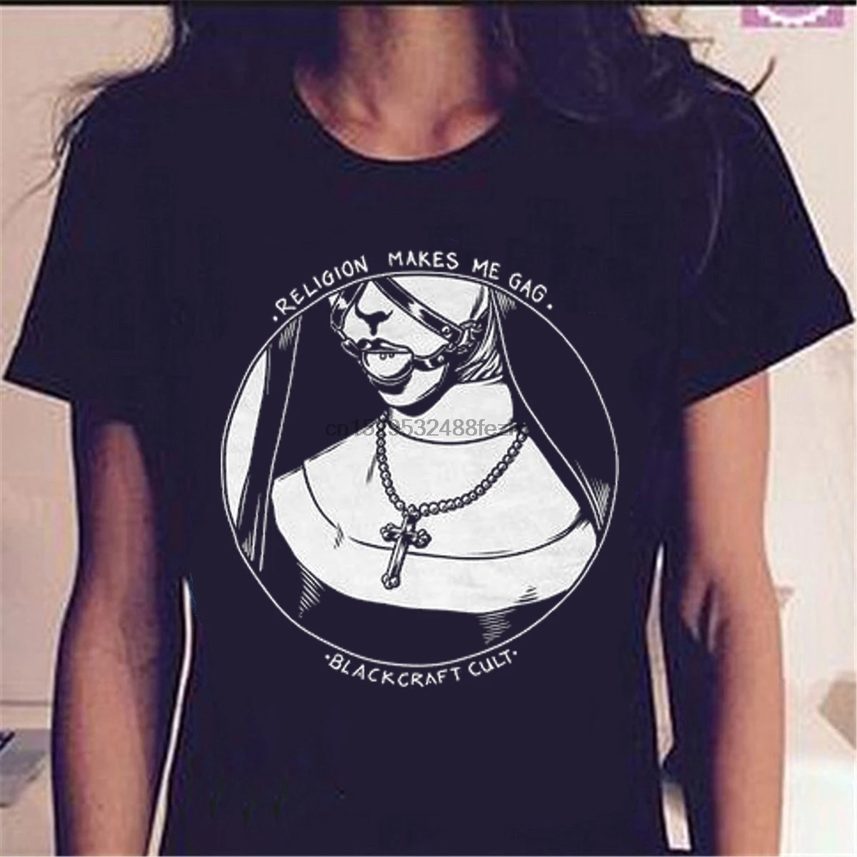

Religion Makes Me Gag Blackcraft Cult T-Shirt