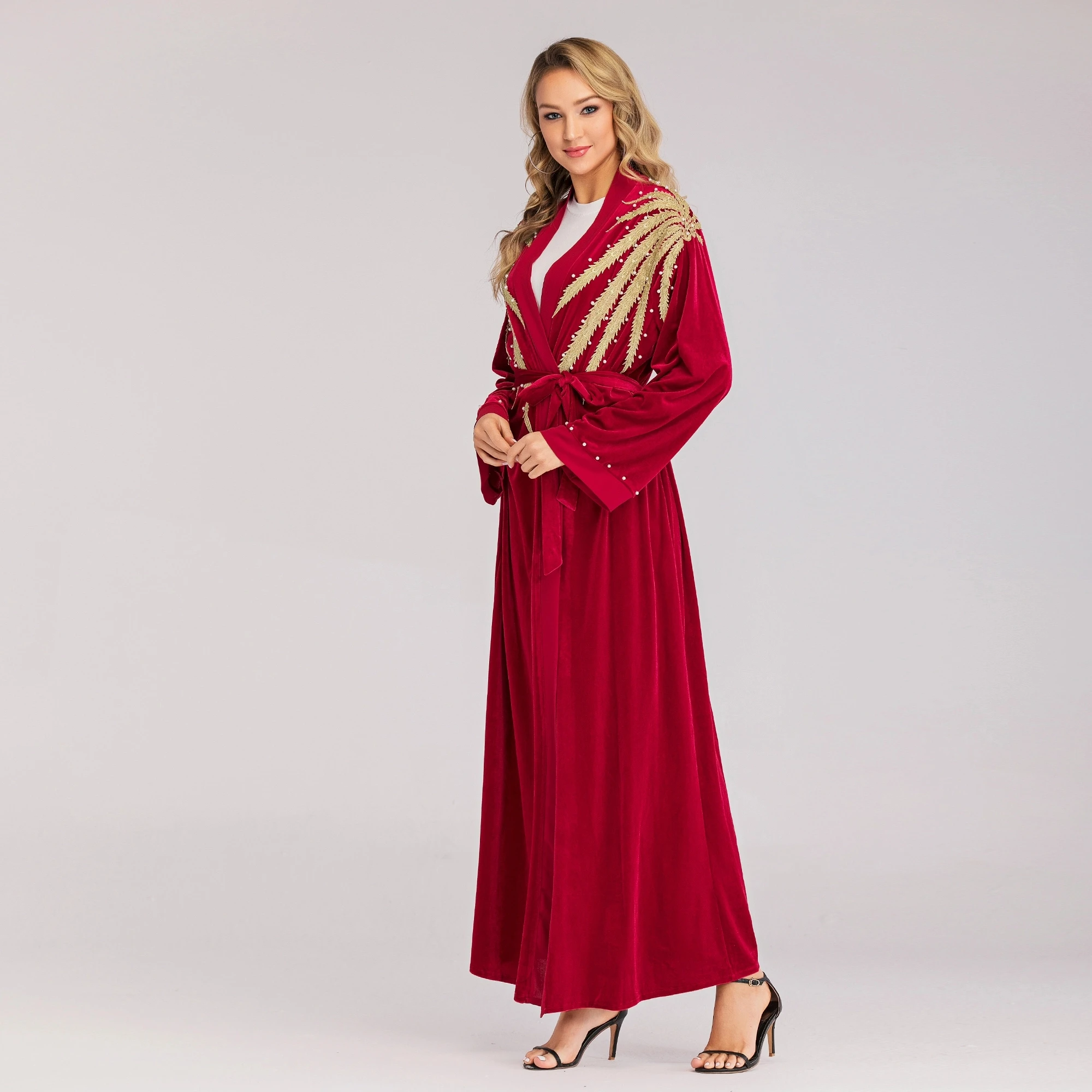 Мусульманские платья Абайи мусульманские в мусульманском стиле рамадане Дубай