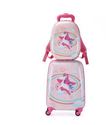 kids Rolling Luggage suitcase set Spinner suitcase for kids travel trolley bags for girl Wheeled Suitcase trolley bag for boys