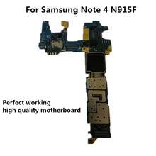 Используется оригинальная материнская плата для Samsung Note 4 N915F