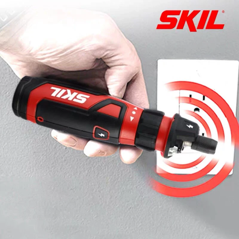 Миниатюрная ручная аккумуляторная электрическая отвертка Skil 4 в литий-ионная