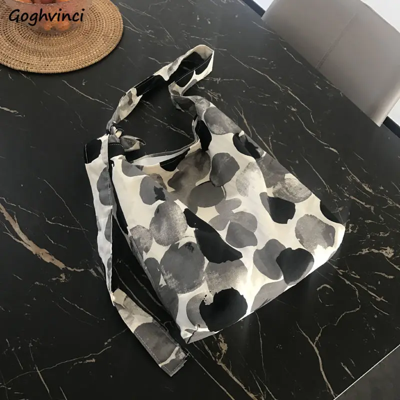 

Вместительные женские сумки через плечо с принтом Mori-girls, складные экологически чистые тоуты для покупок через плечо с регулируемой застежк...