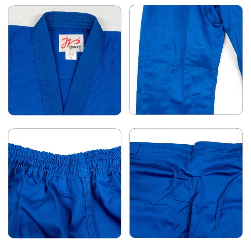 Униформа для боевых искусств Judo Gi Кимоно соревнование 100% хлопок белый г/м2