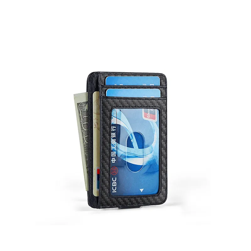 

2021 new high-end ultra-thin mini wallet men's fashion casual multi-function large-capacity credit card bag cash change wallet