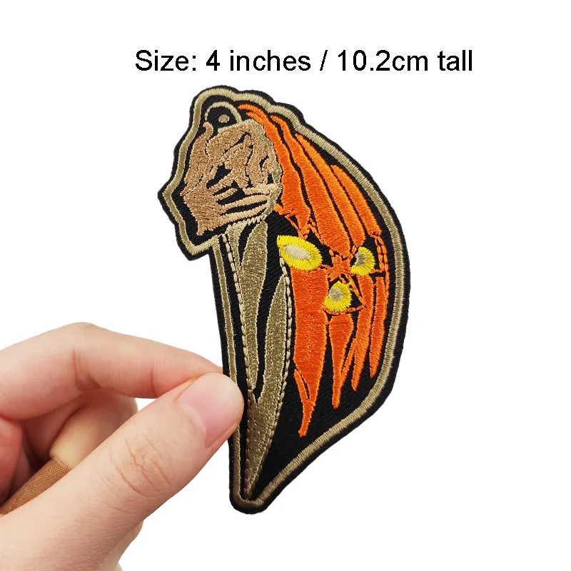 4 ''логотип на Хэллоуин вышитая термоклейкая нашивка патч ужас Майкл Майерс