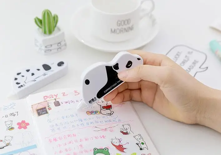Ellen Brook 1 шт. милые Kawaii Cartoom Животные медведь панда Корректирующая лента канцелярские товары офисные школьные принадлежности