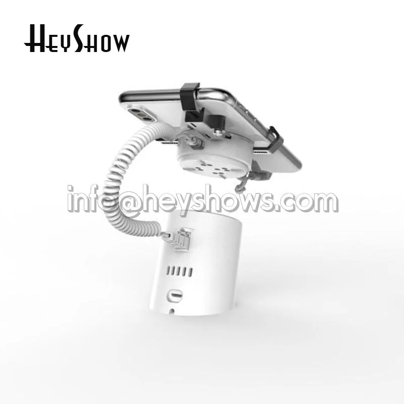 6 PCS Smart Phone Burglar Alarm Display Stand System Cellphone Security Anti-Theft Charging For Mobile Phone/Tablet With Claws