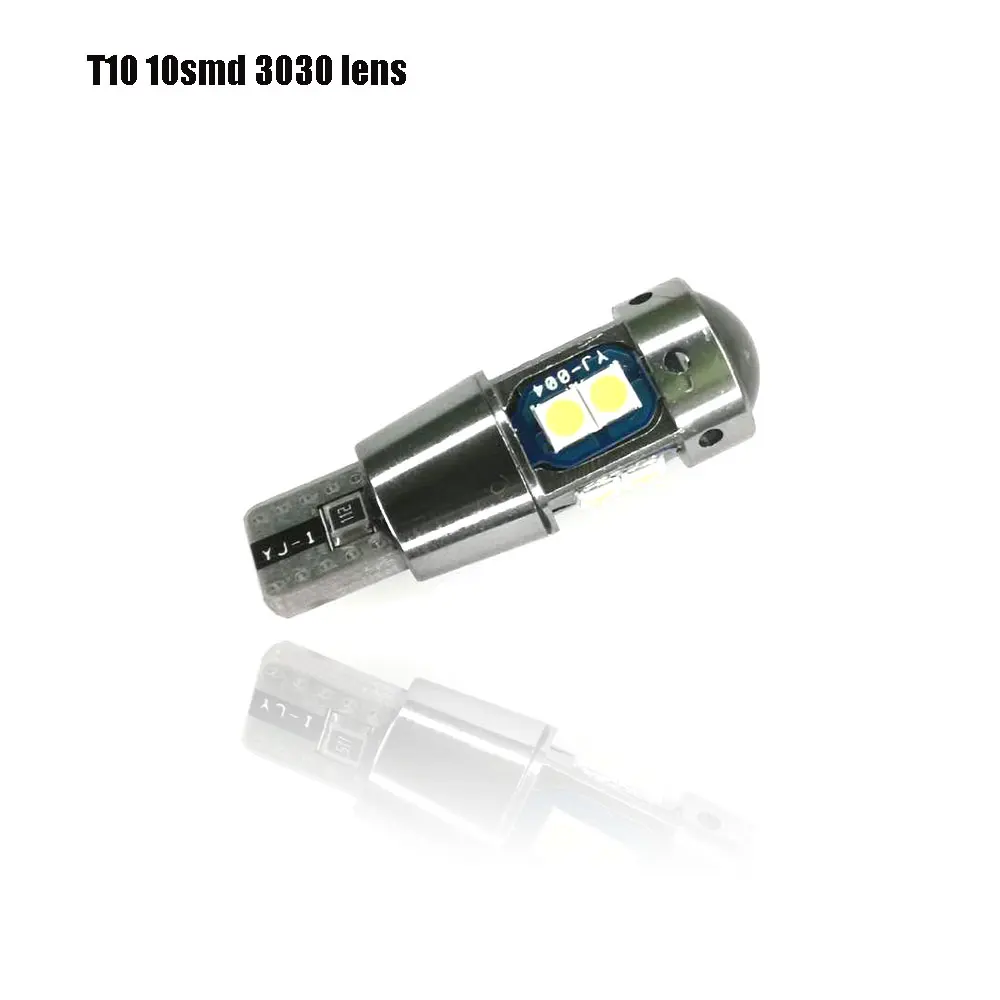 

2PCS High Quality T10 W5W Super Bright 3030 LED Car Interior Reading Dome Light Marker Lamp 168 194 LED Auto Wedge Parking Bulbs