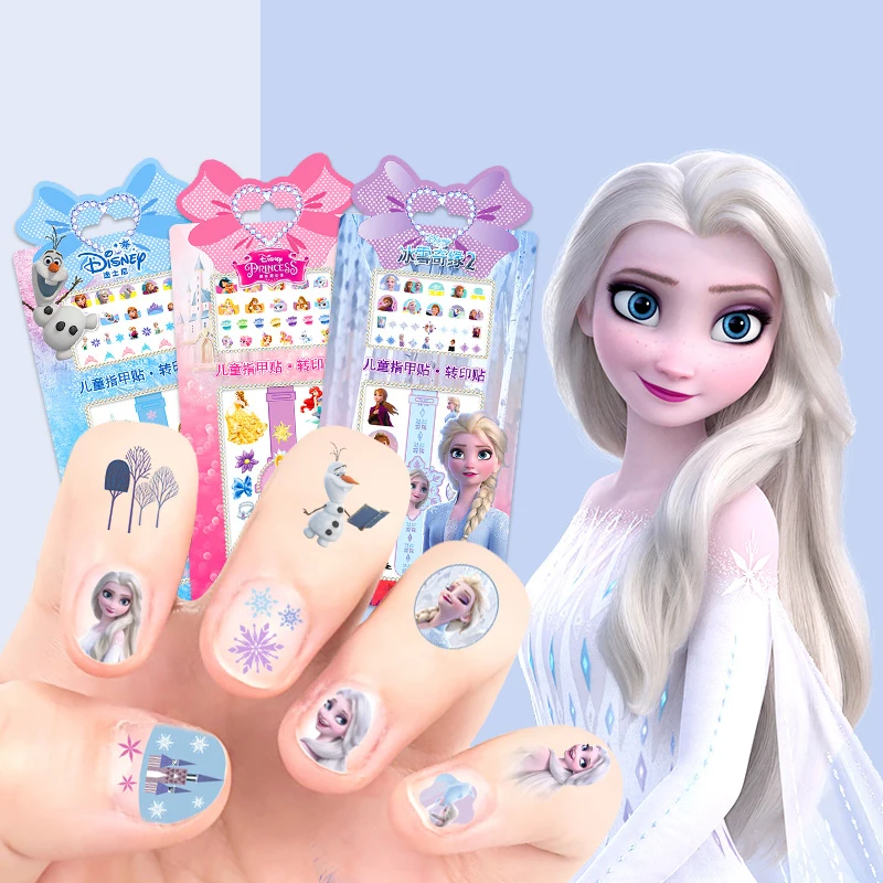 Игрушки для макияжа Холодное сердце 2 Эльза и Анна наклейки ногтей Дисней