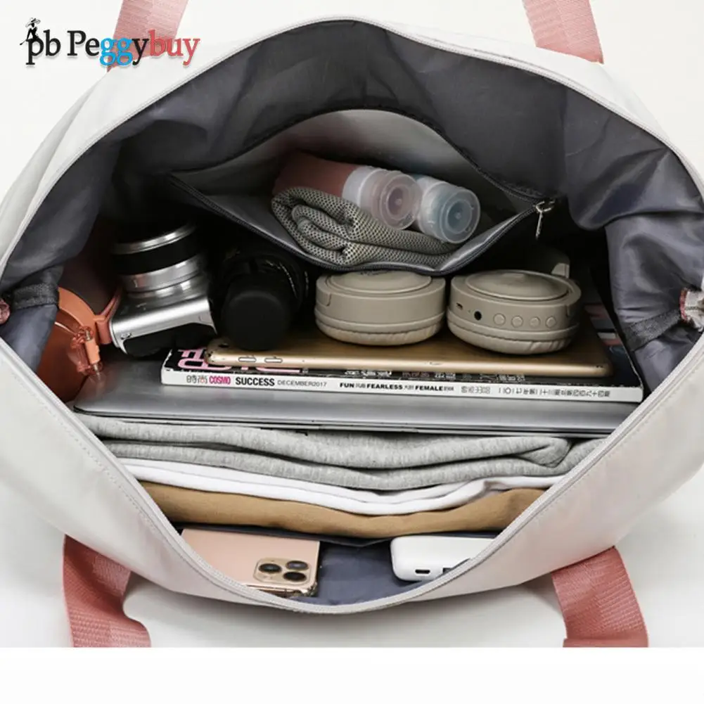 Multifunctional Travel Bags Foldable Shoulder Bags Portable Gym Training Tote Handbags Women Clothing Sundries Carrier Supplies