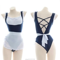 cute maid uniform sexy lingerie underwear sleepwear sukumizu swimwear women kawaii japanese anime cat cosplay ag09 21 dropship