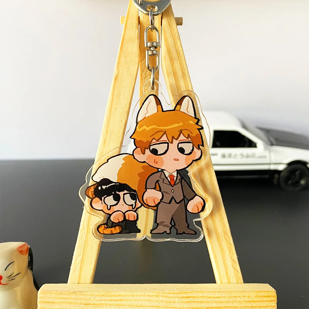 New Anime Mob Psycho 100 Acrylic Keychain Pendant Cosplay Figures Keyrings Holder for Bag Car Wholesale Jewelry Accessories Gift | Украшения