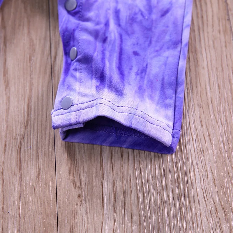 

Baby Jumpsuits Autumn 2020 Spring tie-dye Newbron Baby Girl Romper Long Sleeve Toddler Baby Girl Clothes