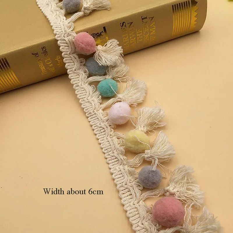 1 3yards чашка женское нижнее белье лентой 6 см из хлопка сделай сам с бахромой