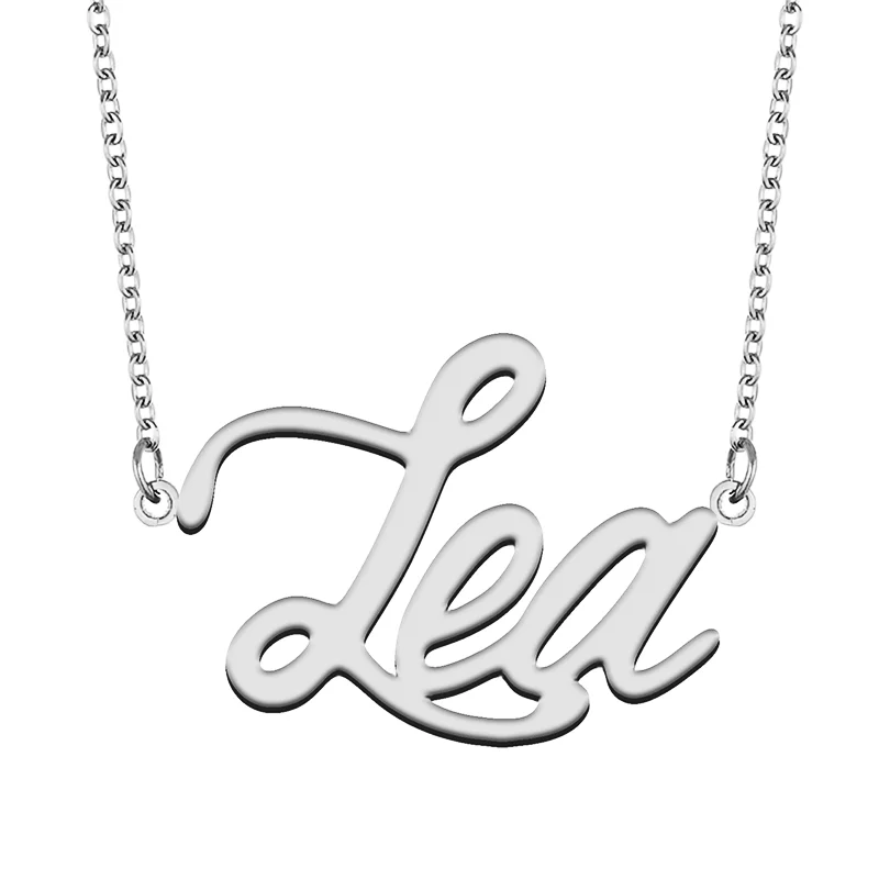 Lea Custom Name Necklace Customized Pendant Choker Personalized Jewelry Gift for Women Girls Friend Christmas Present