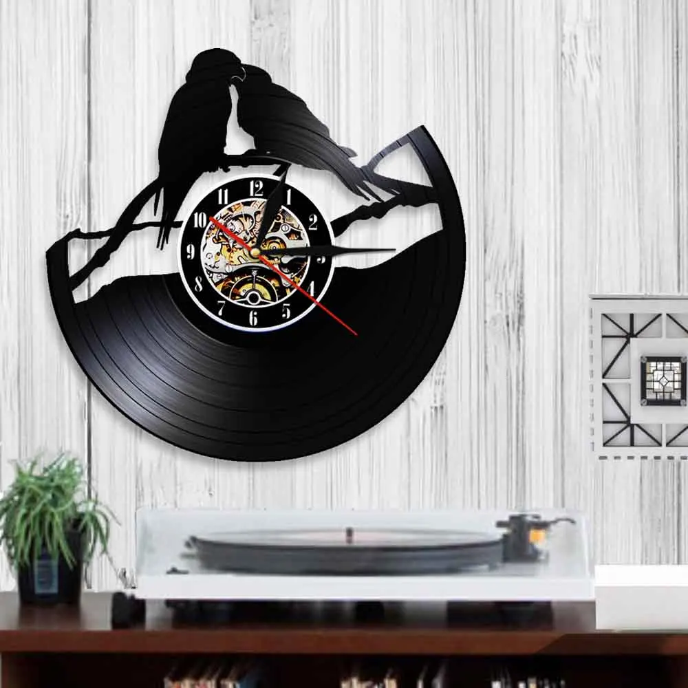 Настенные виниловые переводные картинки в виде попугаев для украшения