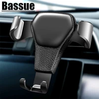 gravity phone holder in car air vent clip mount stand gps telefon support for iphone 12 11 7 xiaomi mi samsung huawei lg