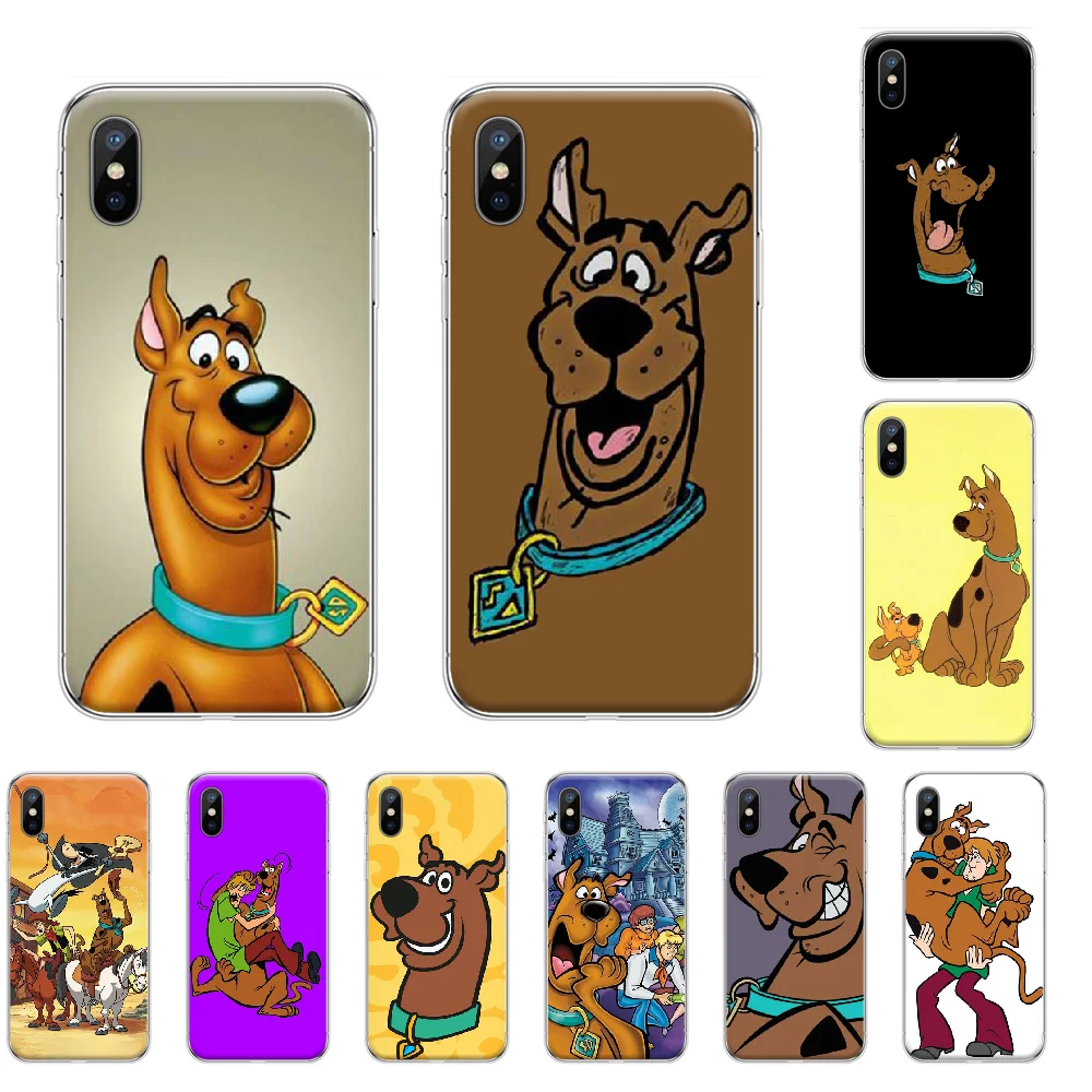 Мягкий силиконовый чехол Scooby Doo из ТПУ для iphone 4 4S 5 5S SE 5C 6 6S 7 8 plus X XS XR 11 PRO