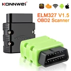 Сканер KONNWEI KW902 ELM327 obd2, Wi-Fi, BT, V1.5, чип PIC18f25k80 elm 327, Android, IOS, OBDII, считыватель кодов, инструмент для автоматической диагностики