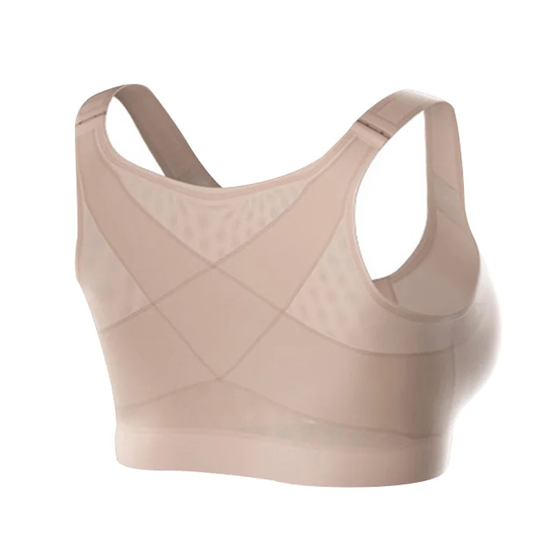 Женский Воздухопроницаемый спортивный бюстгальтер с перекрестной спинкой