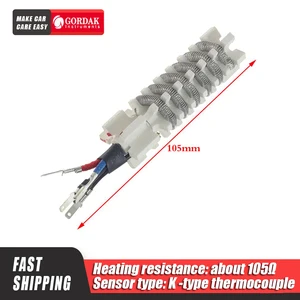 Мягкий тепловой пистолет, нагреватель, оригинальный четырехпроводной керамический сердечник для GORDAK 958 968 868D 863 Series, Нагреватель пистолета горячего воздуха