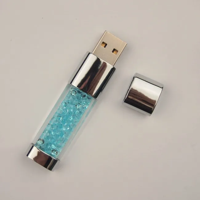 Флеш-накопитель USB 2 0 креативная кристальная и светодиодный светильник ка