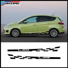 Для Ford C-MAX капот спортивные полосы гоночный Стайлинг Авто тело DIY виниловые наклейки для автомобиля капот крышка двигателя декоративные наклейки