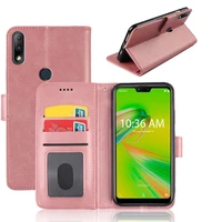 mks leather case for asus zenfone max plus m2 zb634kl case back cover phone flip case with id card slot