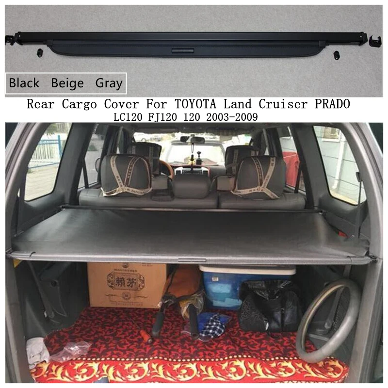 Задняя крышка для грузовика TOYOTA Land Cruiser PRADO LC120 FJ120 120 защитный экран багажника