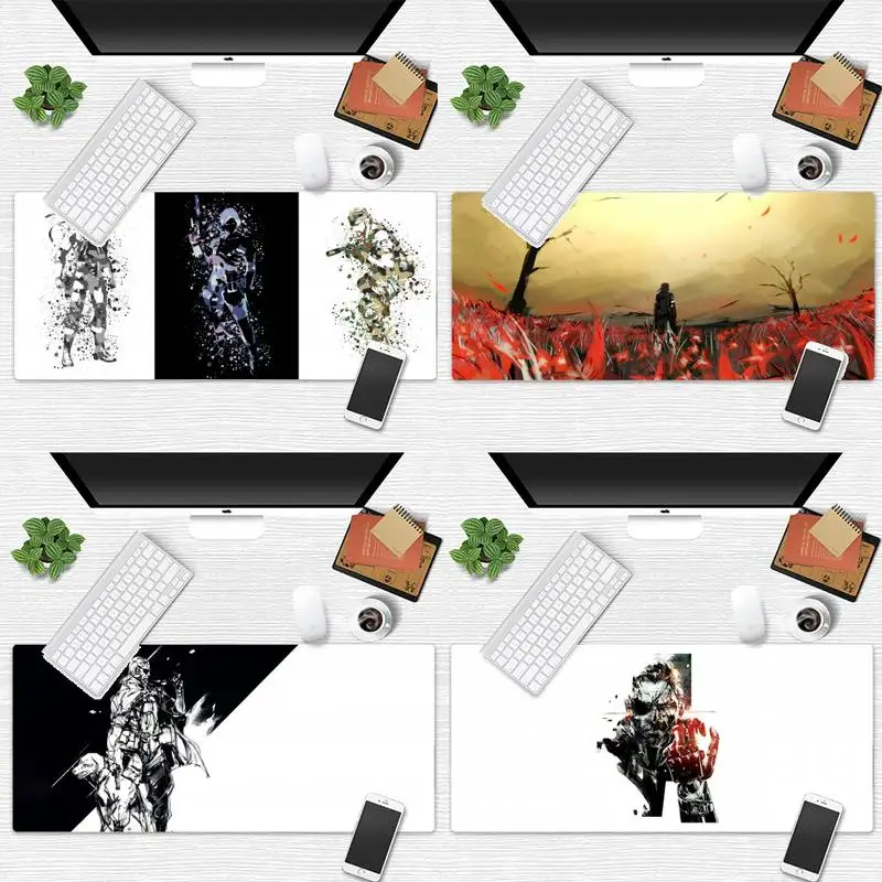 

Metal gear solid Durable Rubber Mouse Mat Pad Game Office Work Mouse Mat pad X XL Non-slip Laptop Cushion mouse pad