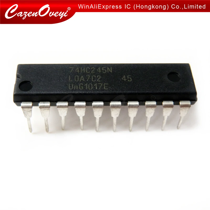 10 шт./лот SN74HC245N DIP20 SN74HC245 DIP 74HC245N DIP-20 74HC245 Новый и оригинальный IC в наличии