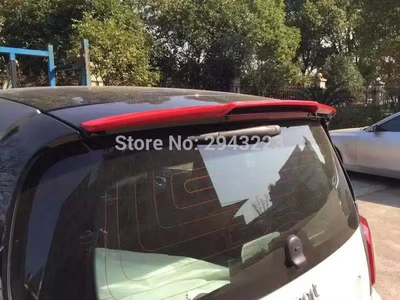 

Для Merced-Benz Smart Fortwo Forfour 453 спойлер из АБС-пластика Неокрашенный праймер цвет задний спойлер для крыльев багажника