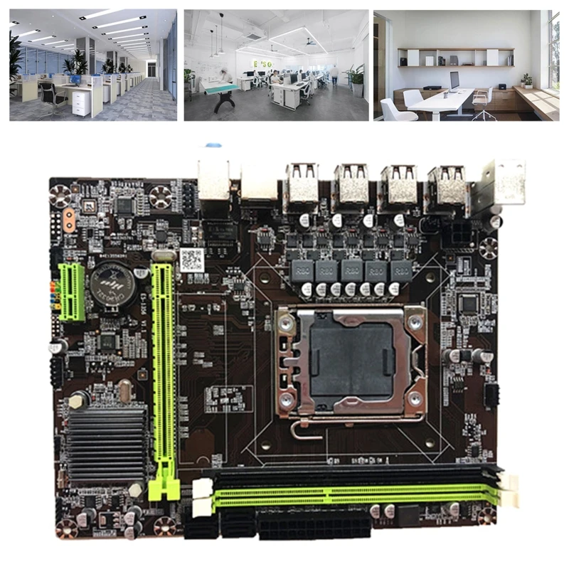 

X79 LGA1356 DDR3 Motherboard Support REG ECC Server Memory Xeon E5 Processor Dual Channel PCI-E