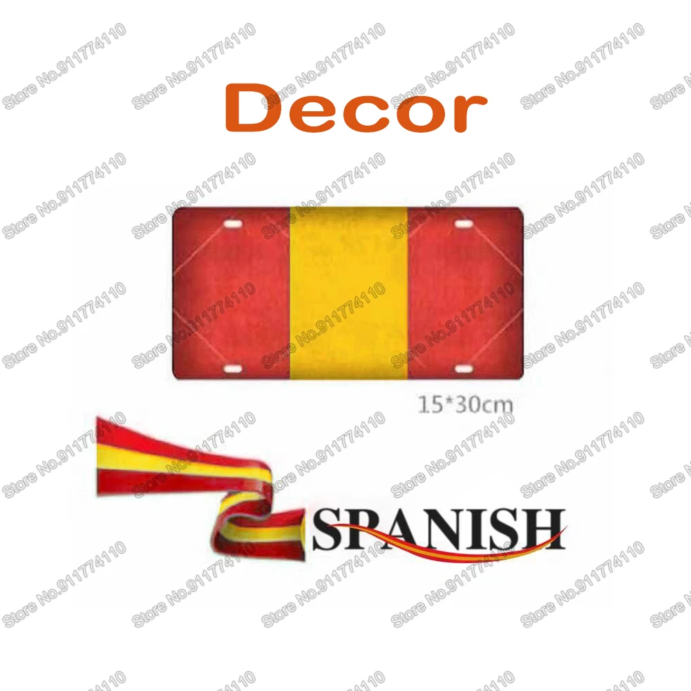 Декор для дома в Испании жестяная настенная вывеска m3u Бесплатная доставка 24