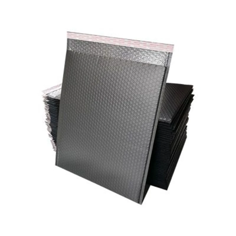 30 шт матовые черные Пузырьковые конверты полиэтиленовая пена почтовый пакет