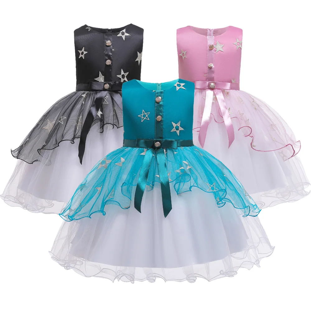 Летнее Кружевное платье-пачка для девочек бальное платье на свадьбу день