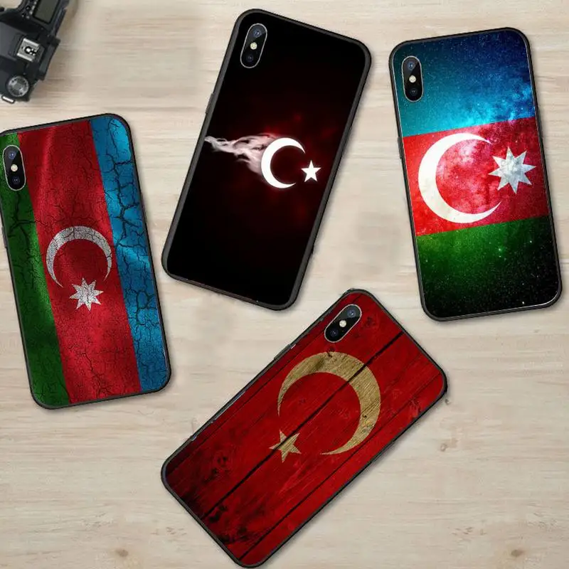 

Azerbaijan buta flag Phone Case For iphone 12 11 13 7 8 6 s plus x xs xr pro max mini