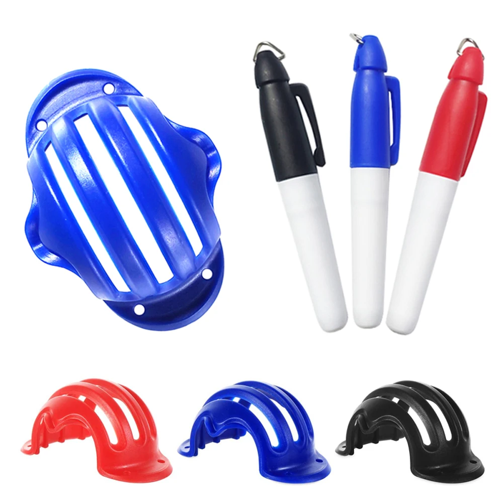 Мяч для гольфа вкладыш Клип маркер ручка шаблон выравнивания Знаки инструмент