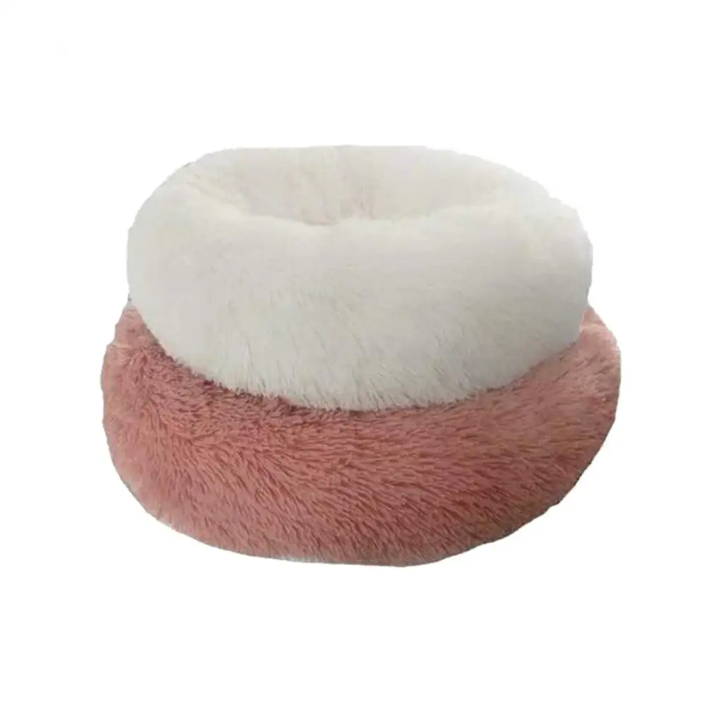 Подстилка для домашних животных домик кошек мягкая длинная плюшевая кровать