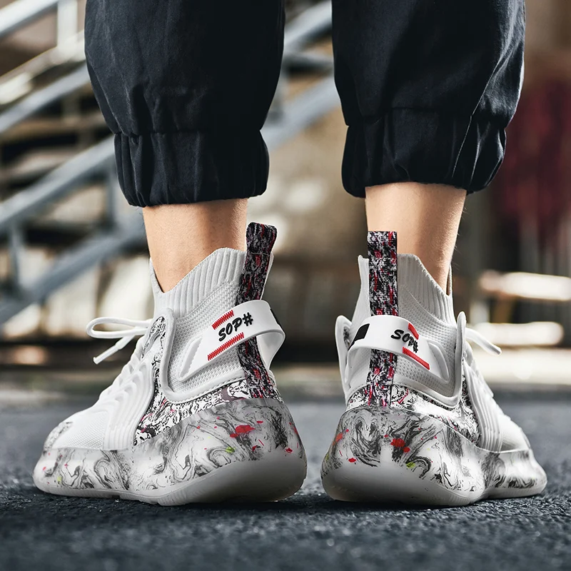 

High-top Men's Sneakers Heighten Fashion Men Casual Shoes Outdoor Walking Shoes Zapatillas Hombre