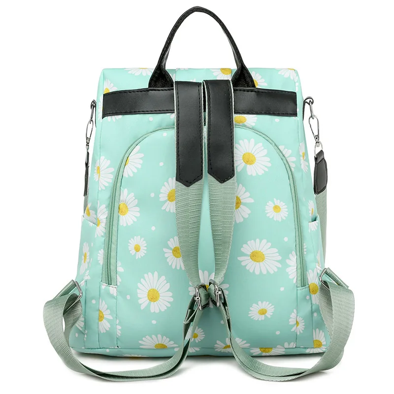 Модные сумки через плечо с цветочным принтом для женщин рюкзак новые